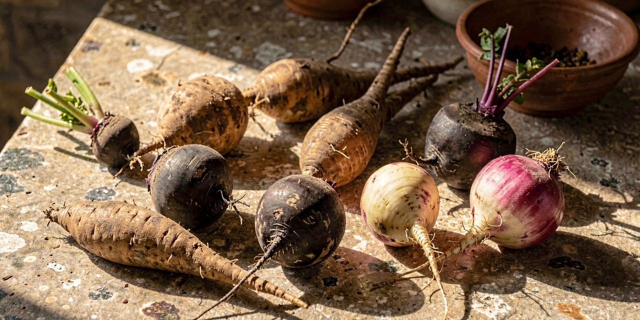 Hortalizas de raíz tradicionales